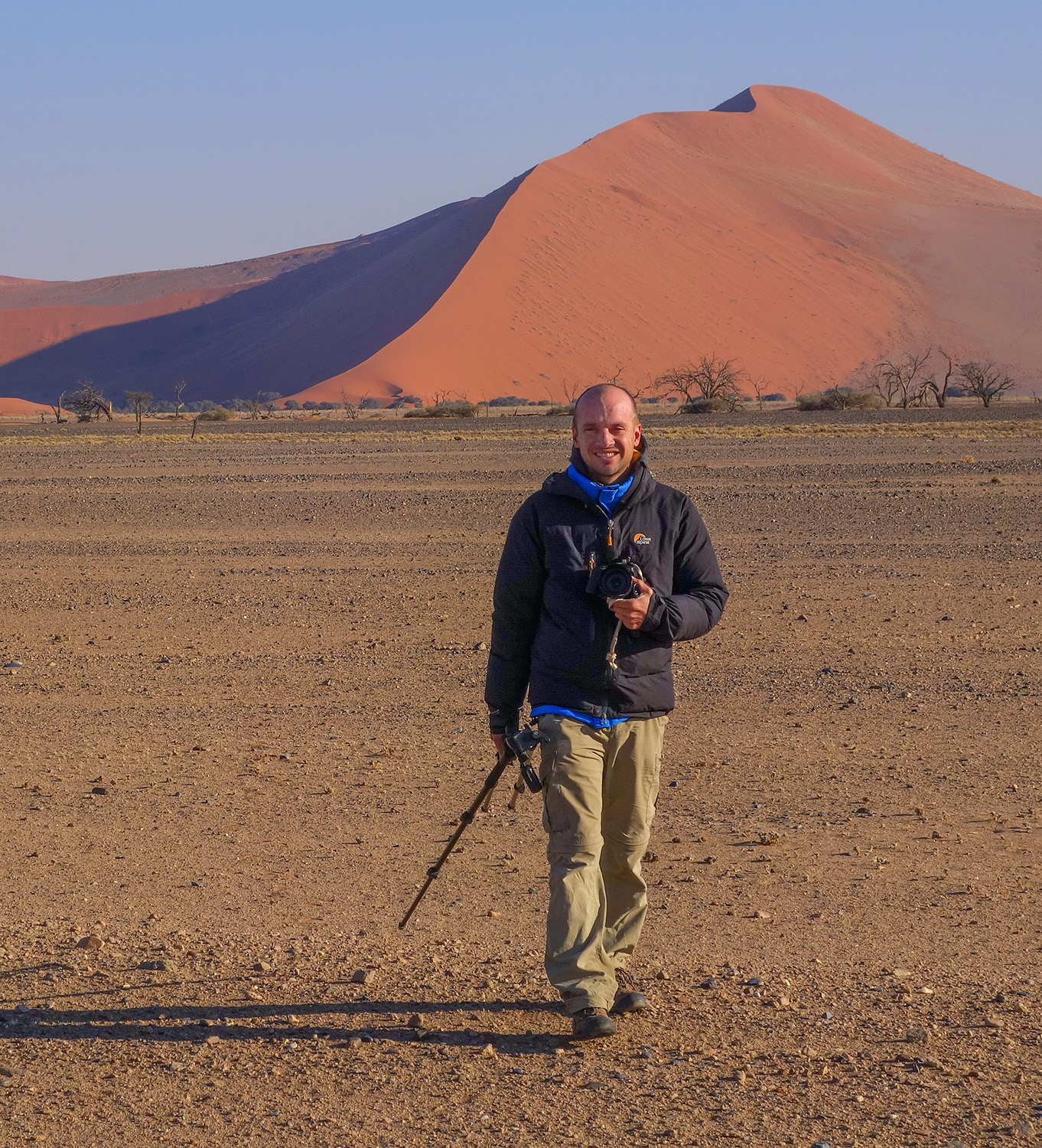 Guillaume Broust shooting in Namibia, Sossusvlei ©All rights reserved